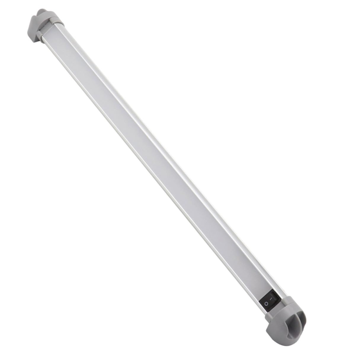 Barra de Luces LED para Interior de Coche y Autocaravana, 60 Leds, 12-24v, 475mm, Ligera Rotación de 180 Grados, Luz Neutra de 4000k para Iluminación