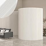 パーテーション 折りたたみ式 間仕切り 紙製 スクリーン 持ち運び可能 組み立て不要 アコーディオン型のペーパーウォール 収納簡単お部屋、オフィス、店舗、衣料品店、イベントなどに最適