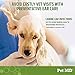 Pet MD - Dog Ear Cleaner Wipes - Otic Cleanser for Dogs to Stop Ear Itching, and Infections with Aloe and Eucalyptus - 100 Count