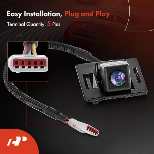 Image of A-Premium Park Assist Camera Rear View Backup Reverse Camera Compatible with Select Chevrolet Models - 2016-2023 Malibu Sedan; 2019 Fit with RPO Code: UVC