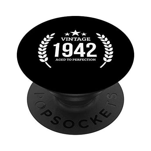 Nacido en 1942 Regalos de cumpleaños 80 Años 80th Bday regalos PopSockets PopGrip Intercambiable