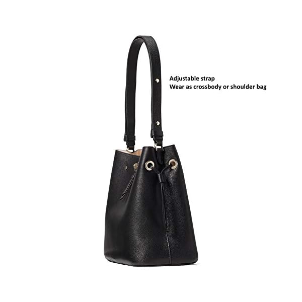 Kate Spade Marti Women's Shoulder Large Bucket Handbag (Black)