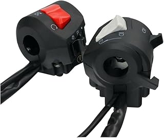 Motorcycle Handlebar Switch Motorcycle Handle Bar Left Right Switches Horn Turn Signal Headlight Electric Start Handlebar Controller Switch