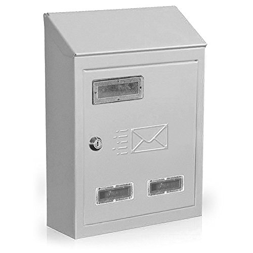 Cassetta posta esterno 21x7x30h bianca city, buca postale