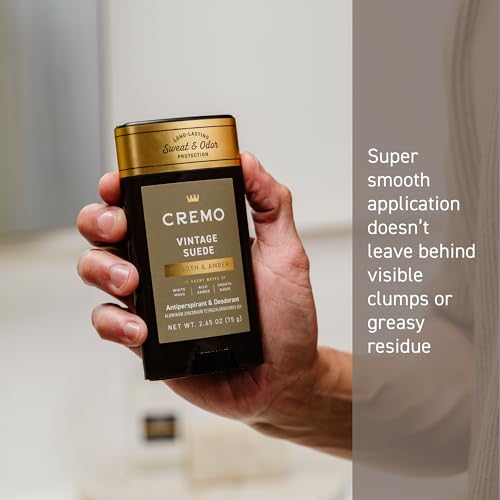 Image of Cremo Deodorant for Men, 48-hour Sweat and Odor Protection