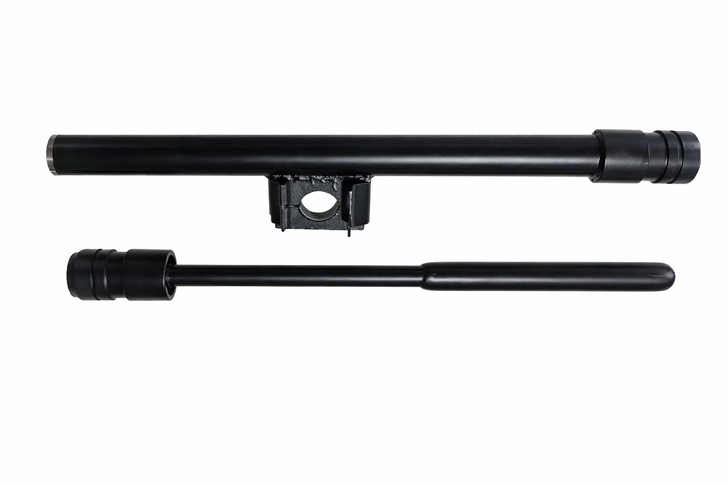 Base Ball BAT Single Rod Leg Guard- Openable DECO-LGB09 Heavy Duty Stylish Safety Protector Bat Leg Guard/Crash Guard Black for Royal Enfield- Bullet, Standard, Electra & Classic 350 & 500 4