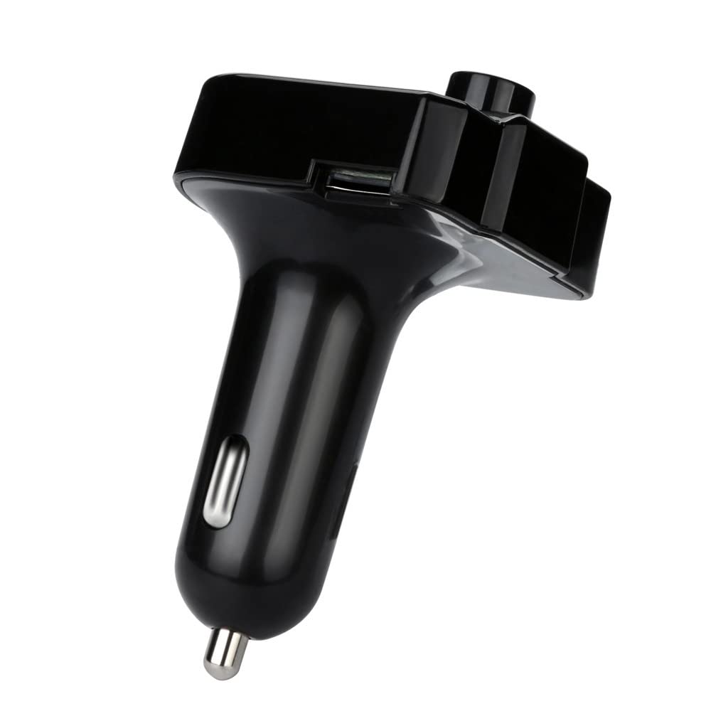 Bluetooth 4.2 samochodowy transmiter FM, bezprzewodowy zestaw głośnomówiący, modulator radia samochodowego, odtwarzacz MP3, odtwarzacz MP3, 3,1 A, Dual USB, adapter do gniazda zapalniczki samochodowej