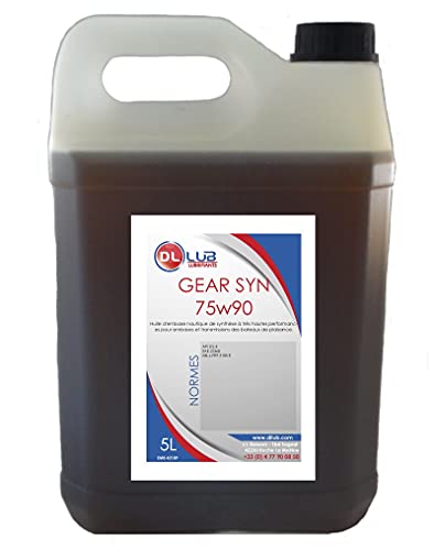 DLLUB - Huile embase Gear SYN 75w90-5 litres