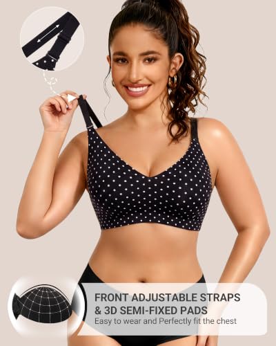 Image of HORISUN No Underwire Seamless Full Coverage Bras for Women Regular & Plus