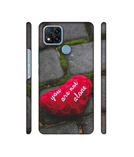Image of Solimo Plastic Designer You are Not Alone 3D Printed Hard Back Case Backcase for Mobile Cover for Oppo A15, Multicolour