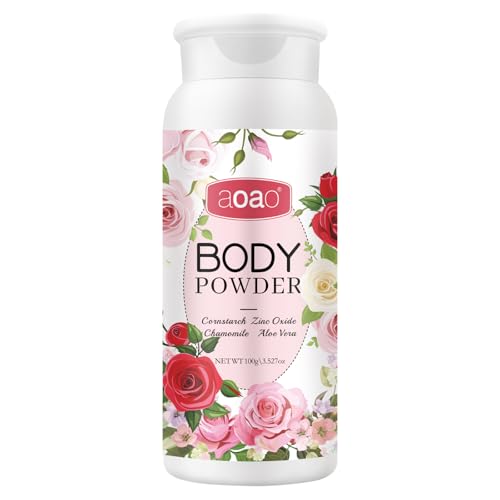AOAO Women's Body Powder, Talc-Free Cashmere Dusting Powder for Women, Anti-Sweat & Chafing for...
