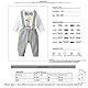 Borlai Baby Junge 1. Geburtstag Outfits Fliege Strampler Hosenträger Hosen Gentleman Kleidung Set
