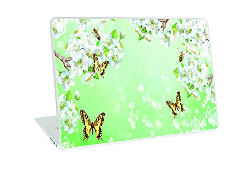 Image of Galaxsia Butterfly D21 Vinyl Laptop Skin /Sticker /Cover /Decal Compatible for Any 14 Inches Laptop (Hp /Dell /Sony /Acer /Lenovo /Asus. Etc) Or Notebook.