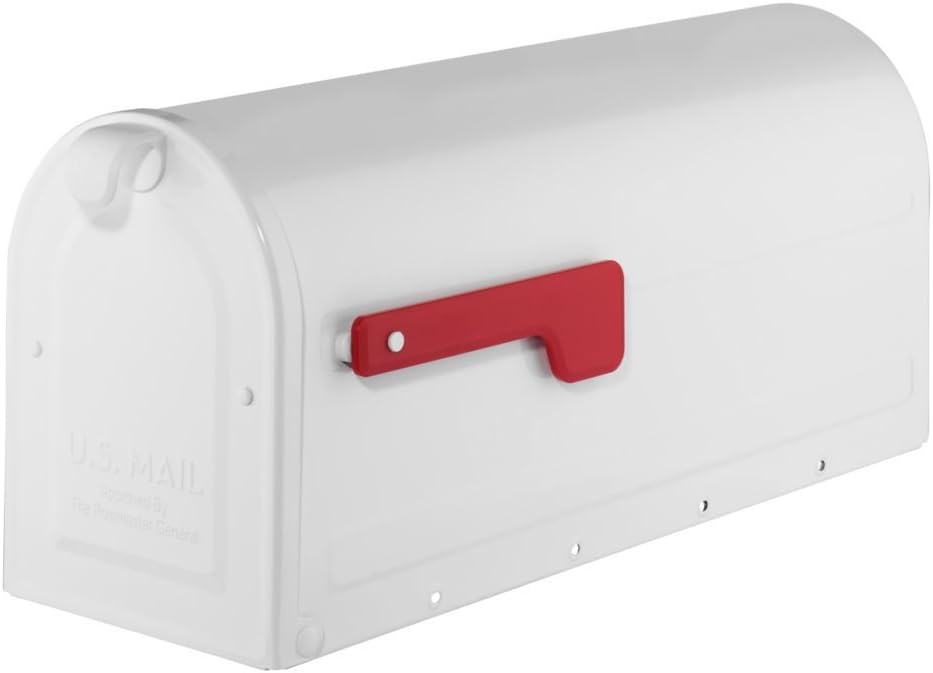 Architectural Mailboxes 7600W-10 MB1 Mailbox, Medium, White