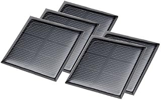 sourcingmap 5Pcs 1.5V Poly Mini Solar Cell Panel Module DIY for Light Toys Charger 52mm x 52mm