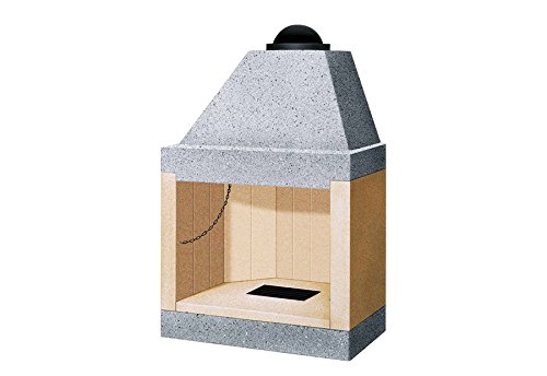 Lineavz Caminetto Cucina Alimentare Legna Ad Angolo e Parete MC 55 - 60 Vz80MP