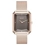 Quarzwerk DKNY Rose Gold Maschenband Edelstahl Damen Armbanduhr NY2710