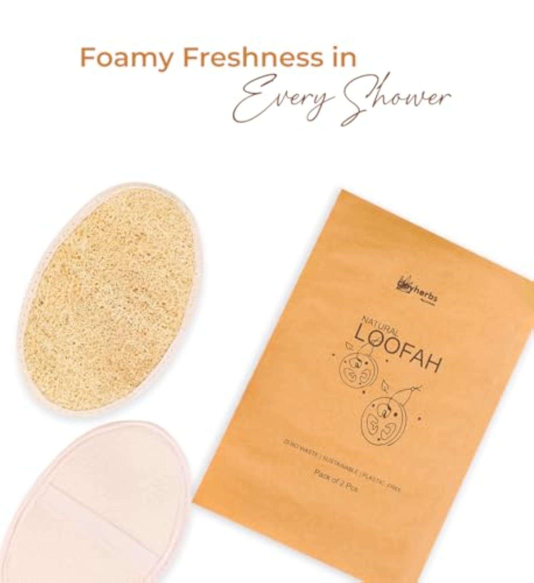 Eco-Friendly Natural Loofah Scrubber