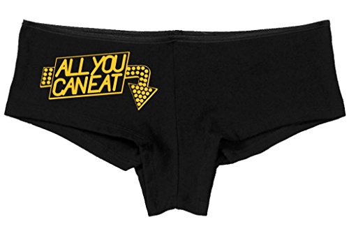 Knaughty Knickers Women's All You Can Eat Hot Booty Fun Sexy Boyshort