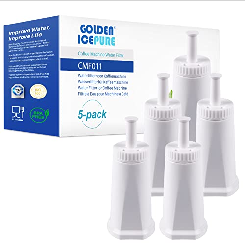 GOLDEN ICEPURE Kaffeemaschinen-Wasserfilter für Sage Barista, 5er Pack – Ansicht 1