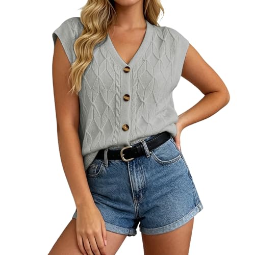 Chaleco de punto suavidad y confort en ropa exterior ligera para tus vacaciones