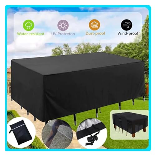 Couverture de table carrée imperméable et anti-UV pour extérieur - 5