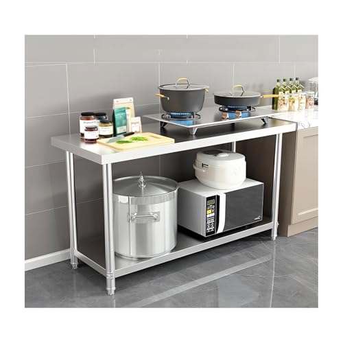 Table en inox compacte pour optimiser le manque de place en cuisine