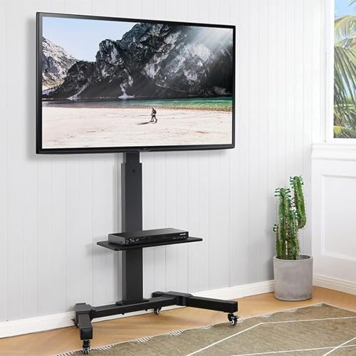 Soporte móvil para TV con ruedas, ajustable para pantallas 37-70" miniatura 3