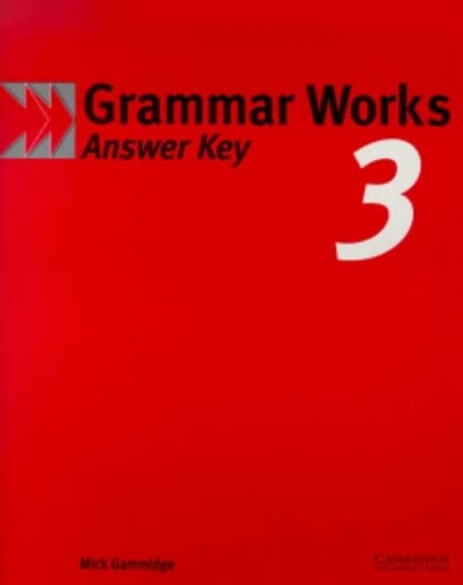 Portada de Grammar works 3.answer key camtex