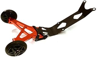 Integy RC Model C28695RED Billet Machined Wheelie Bar for Traxxas 1/10 E-Revo 2.0