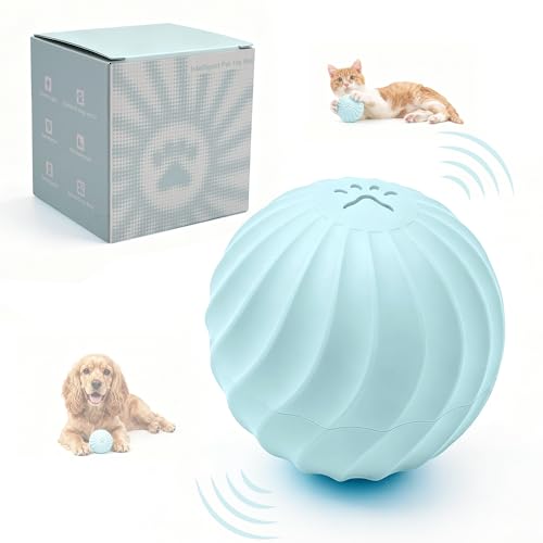 Balle interactive intelligente chien et chat en caoutchouc - 2