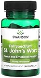 Swanson - Johanniskraut 375 mg | Natürliche Unterstützung für die Stimmung - 60 Kapseln