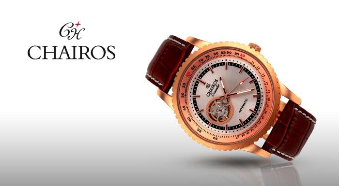 Image of Chairos Watches for Men Original | Swiss Hand Made Watches for Adult | Switzerland Waterproof Luxury Watch for Men | Stainless Steel Premium Analog Watch for Adult