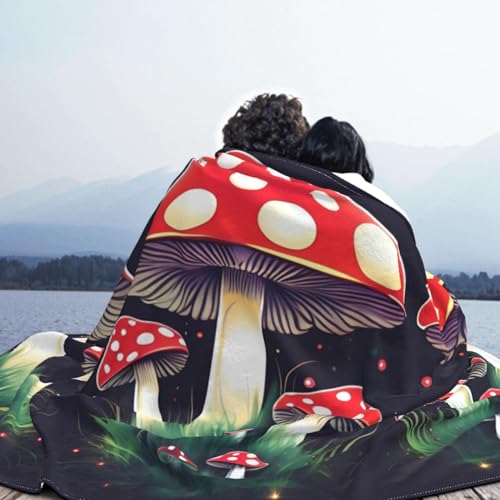 Couverture douce et chaude champignons pour vos soirées cocooning sur le canapé - 8
