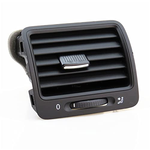 DEMULAX Salida de aire acondicionado central, kit de ventilación de aire acondicionado, interruptor de advertencia, for VW, Jetta, Golf, 1KD 819 728 1KD 819 704 1K0 819 703 Salida de ventilación de ai