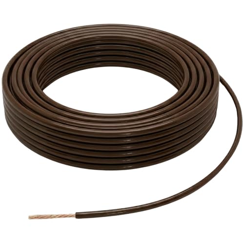 Câble basse tension FLRY 1,5mm² marron Lumonic pour rénover l'électricité auto