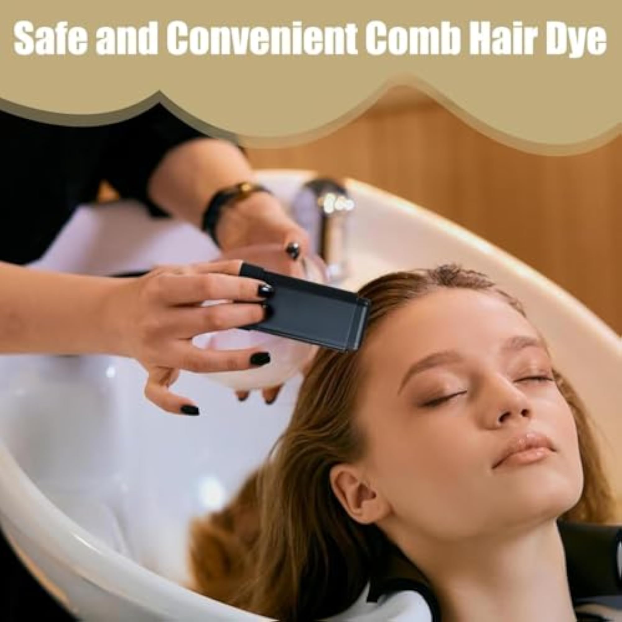 2 In 1 Hair Color Comb Stick for Men & Women, Grey Coverage