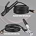 JIAONE 1.5+2M ARC MMA Welding Electrode Holder Welding Cables Leads,300A 16 ㎡ copper cable,10-25 Din quick connector,earth clamp with cable and electrode holder with cable