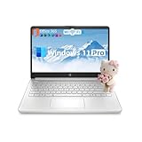 HP 14'' Student Laptop Computer - 1 Year Microsoft Office 365 & Windows 11 Pro, 14 inch HD, AI-Powered, 11 Hr Batter, N-Serious Laptop, Silver (16GB RAM, 128GB UFS)