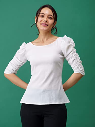 Image of AASK Casual Solid Women Top