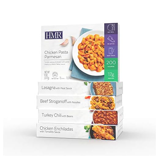 HMR Top 5 Entrée Pack | Pre-packaged Lunch or Dinner to Support Weight Loss | Pack of 5 Ready to Eat Meals | 11-20 grams of Protein per Entrée | Low Calorie Food | 8oz Servings per Meal