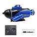 Hsthe Sea Mini RC Submarino 4CH Lindo Radio Control Remoto Barco Luz de Buceo eléctrica para Peces Tanque De Agua Bañera Regalo de Cumpleaños
