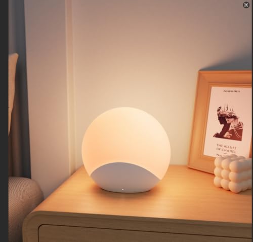 Image of IYT Night Light for Baby,Kids Egg Light Stepless Dimming Touch Night Lamp,7 Colors Dimmable Eye Friendly Silicone Touch Lamp for Breast Feeding,Toddler Kids Bedroom Light,30 Min Hour Timer,BPA Free