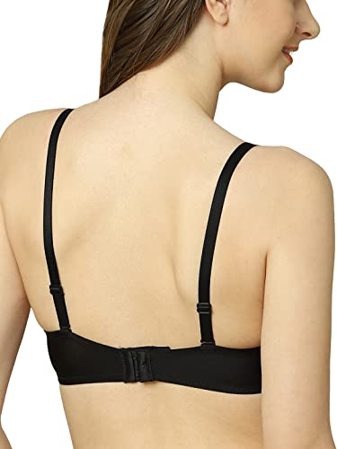 Image of Triumph Doreen Wireless Women Bra Non Wired and Non Padded Full Coverage Lace Support Bra High Center Bridge & Power-Net Side Panels Adjustable Straps Everyday Comfort Bra Pack of 1