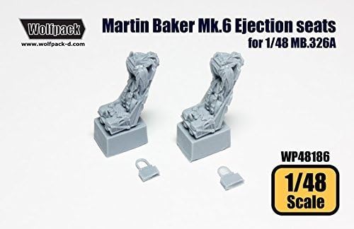 Wolfpack 1:48 Martin Baker Mk.6 Ejection Seat for MB.326A Italeri Kit #WP48186