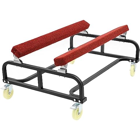 Watercraft PWC Dolly,Jet ski Dolly tolerable 1300 LBS Capacity Boat Storage Trailer Adjustable Width with Four Casters & Two Brakes,Heavy Duty Boat standsfor Dinghy, Sailboat Cover