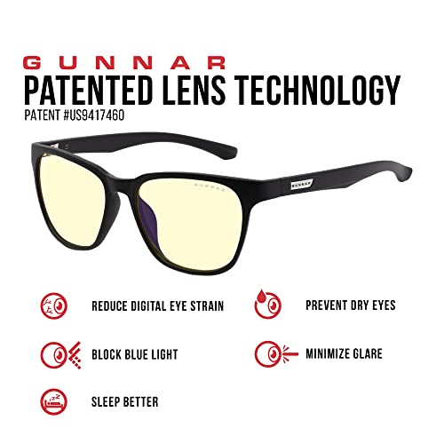 Image of GUNNAR - Gaming and Computer Glasses - Blue Light Blocking, UV Protection - Berkeley