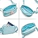 Gitus Gifts for 7 8 9 10 11 Year Old Girls Belt Bag Fanny Pack Crossbody Bags with Initial Letter Patch Birthday Gifts for Daughter Sister Friends Teen girls (Icing Blue-A)