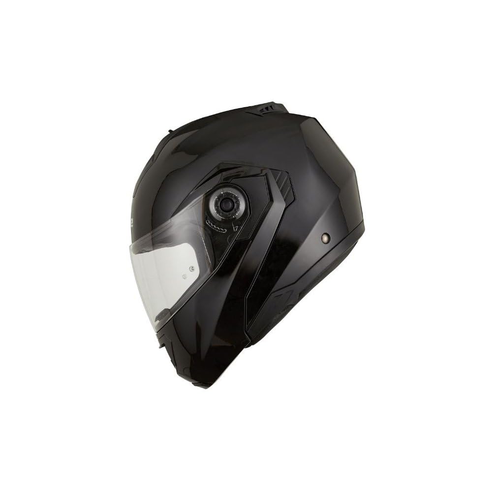 EOLE Casco modular SUBTLE negro brillante, con homologación ECE R 22.06 – Talla XXL (63–64 cm) – Calota de ABS