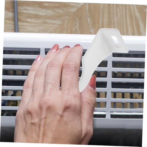 AKOOSY 4pcs Sturdy Radiator Hooks Set Reinforced Copper-Aluminum Composite Hangers for Quick Installation Heavy Duty Radiator Support Accessories for Home Heating